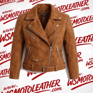 Suede Biker Jacket Men  |  Vintage Motorcycle Style 